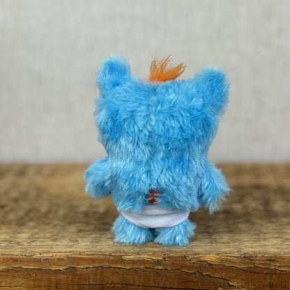 Fuggler Baby Series 3 Screech Baby Blue Fluffy Miniature Fuggler In Diaper 4"