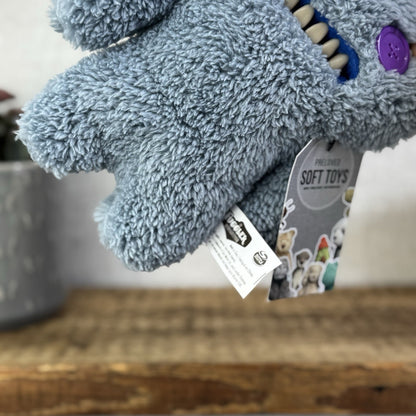 Fuggler Snuggler Edition Grey Indecisive Monster Button Eyed Funny Ugly Monster 