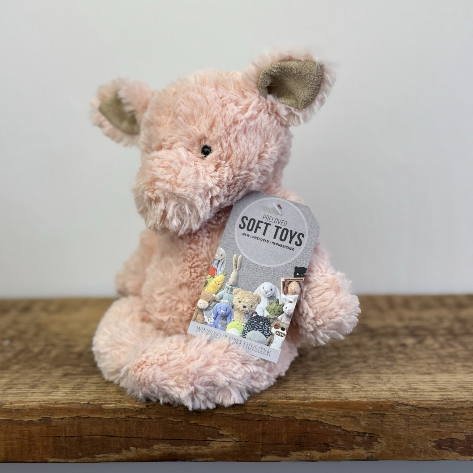 Jellycat Millyboo Piglet - Curly Cute Piglet Pink Soft Toy Rare Vintage 10"