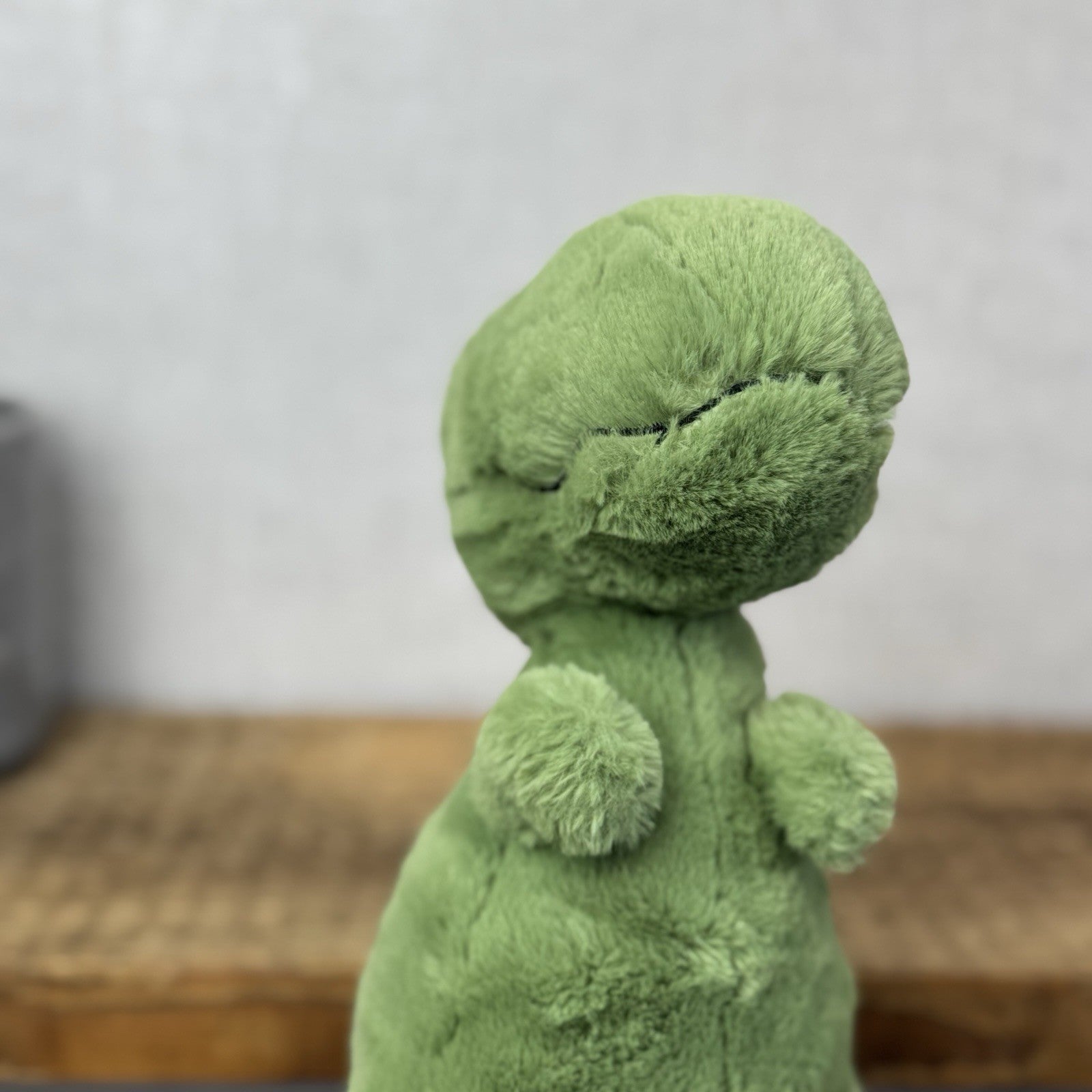Jellycat Fossily T Rex - Medium Green Dinosaur Soft Toy Retired Plush Toy 12"
