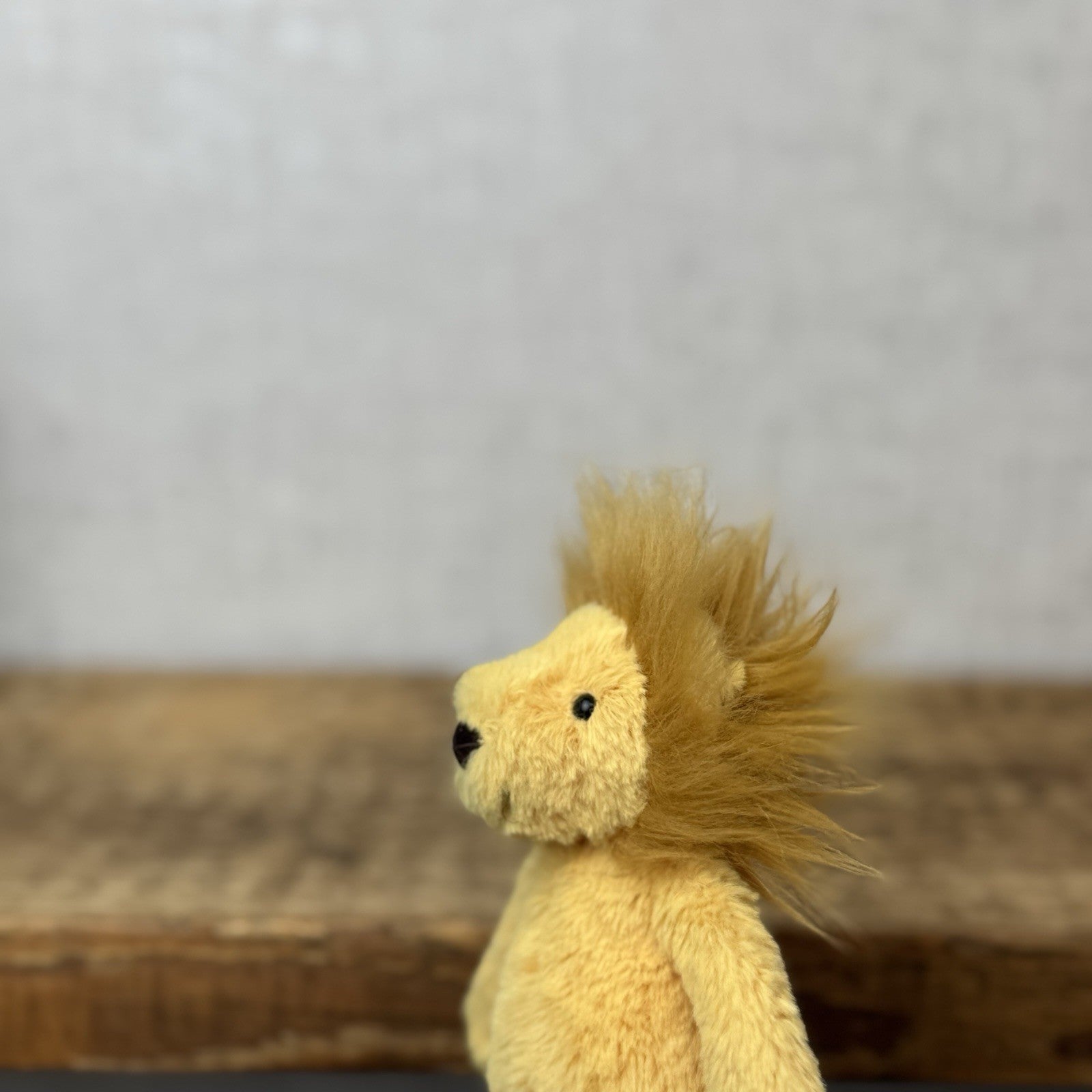 Jellycat Tiny Bashful Lion - Miniature Beanie Lion Retired Rare Small NWOT 6"