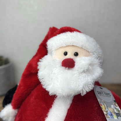 John Lewis Large Fluffy Santa - Father Christmas Large Soft Toy Retired 16"