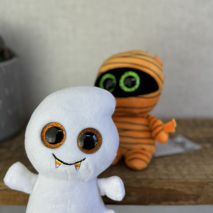 Ty Mask Mummy Beanie Boo - Mini Mummy Mini Ghost Soft Toy Pair/Set Cute 6"