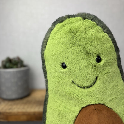 Jellycat Huge Amuseable Avocado - Huge Avocado Soft Toy Beanie Plush Retired 18”