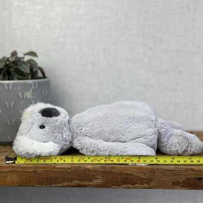 Jellycat Medium Bashful Koala - Light Grey Old Style Bashful Soft Toy Rare 12"