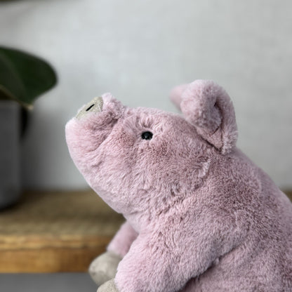 Jellycat Small Parker Piglet - Small Retired Pig Soft Toy Beanie Pink Piglet 8"