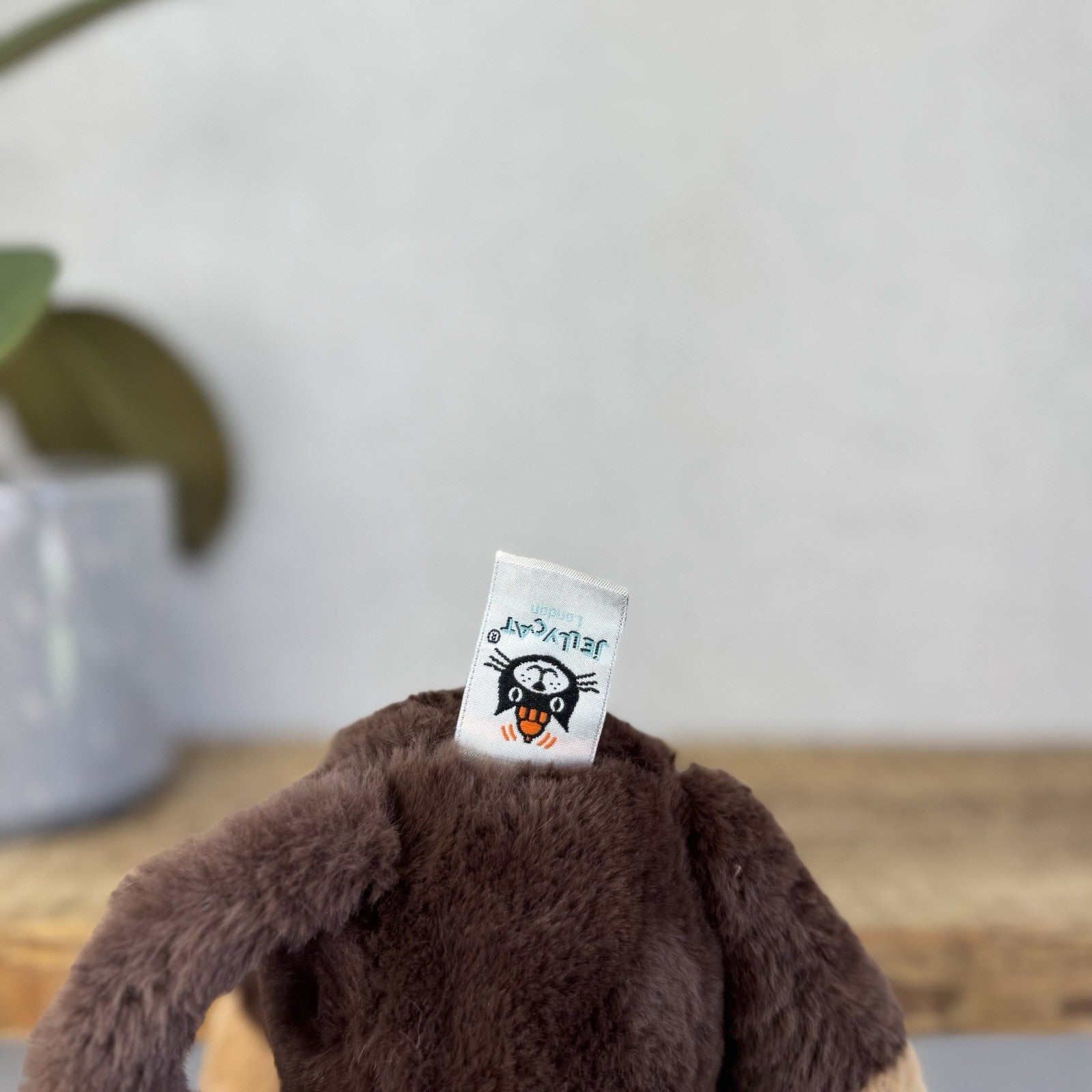 Jellycat Wumper Monkey - New With Tags Deep Brown Monkey Soft Beanie Retired 12”