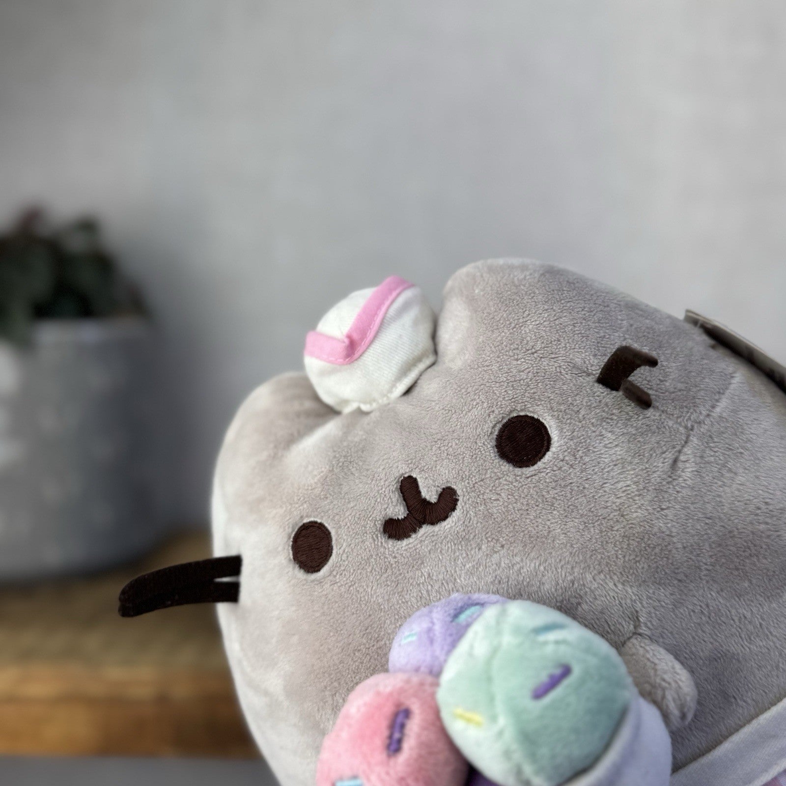 Pusheen Ice Cream Parlour Plush - Retired Claire’s Exclusive Pusheen With Tags