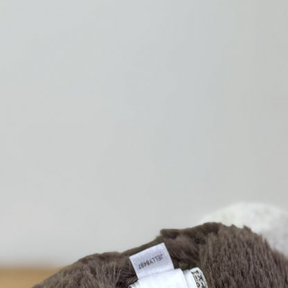 Jellycat Medium Fudge Puppy - Brown/Cream Soft Toy Dog Spaniel Beanie Pup 12" 