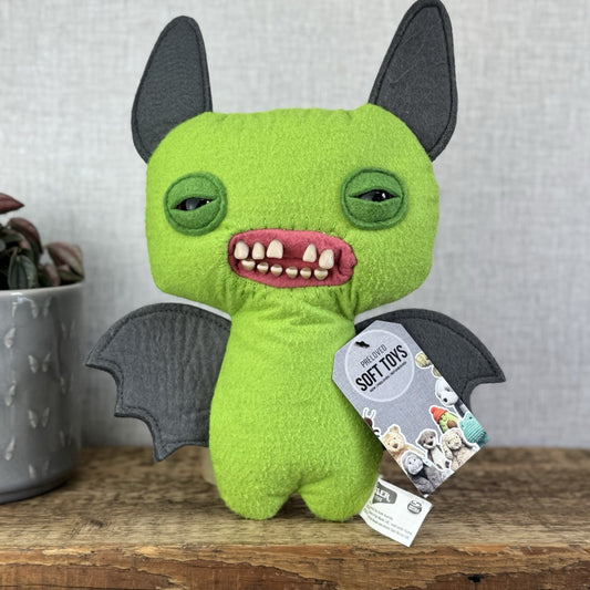 Fuggler Count Fuggula - Limited Edition  Green Winged Bat Soft Toy Monster Plush