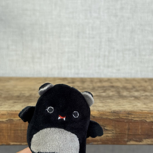 Squishmallow Squishville Emily Black Bat Tiny Squish Bat Soft Toy Mini 2"