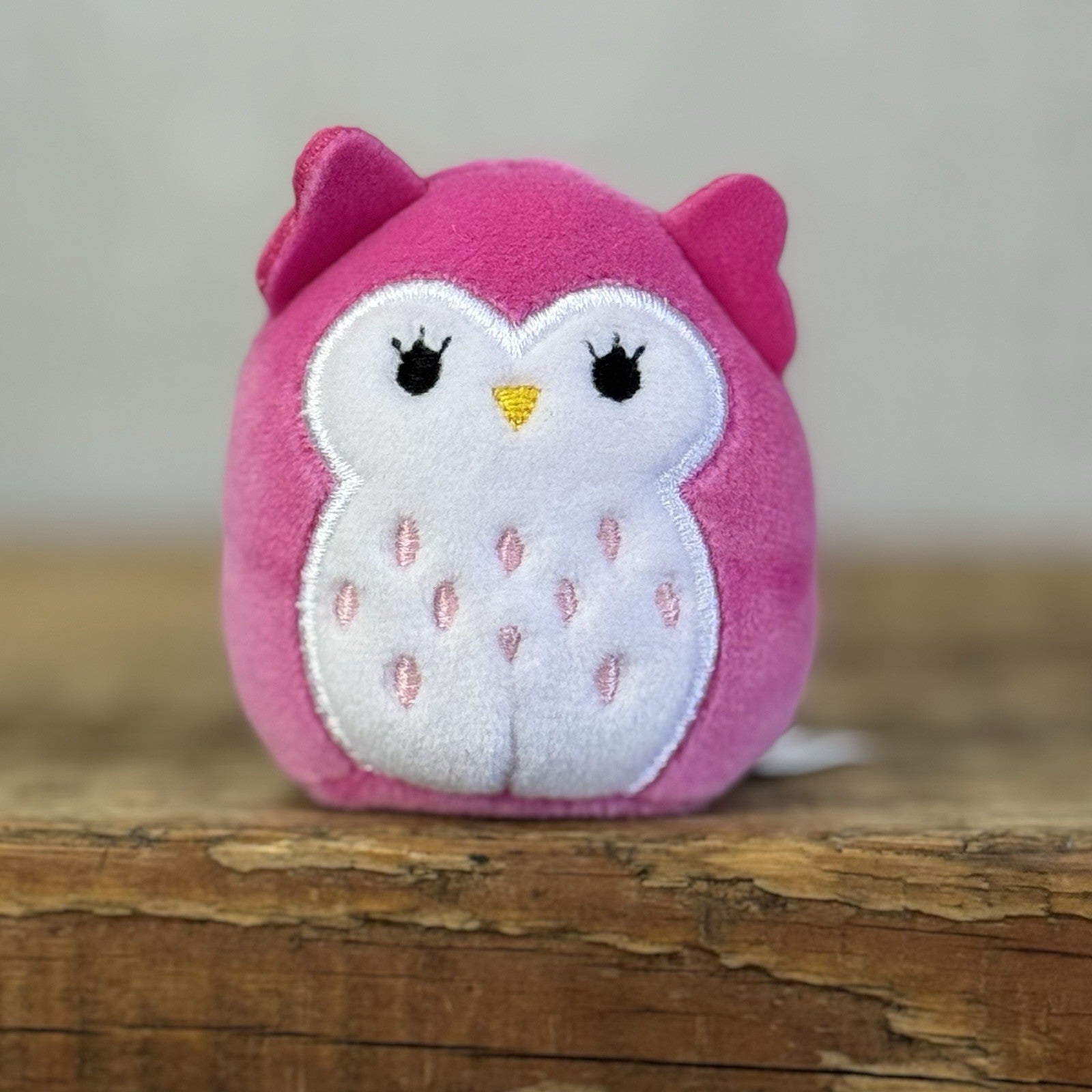 Squishmallow Squishville - Francesca Owl Pink Owl Bird Mini (Multi Buy Discount)