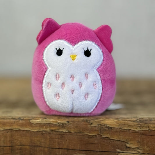 Squishmallow Squishville - Francesca Owl Pink Owl Bird Mini (Multi Buy Discount)