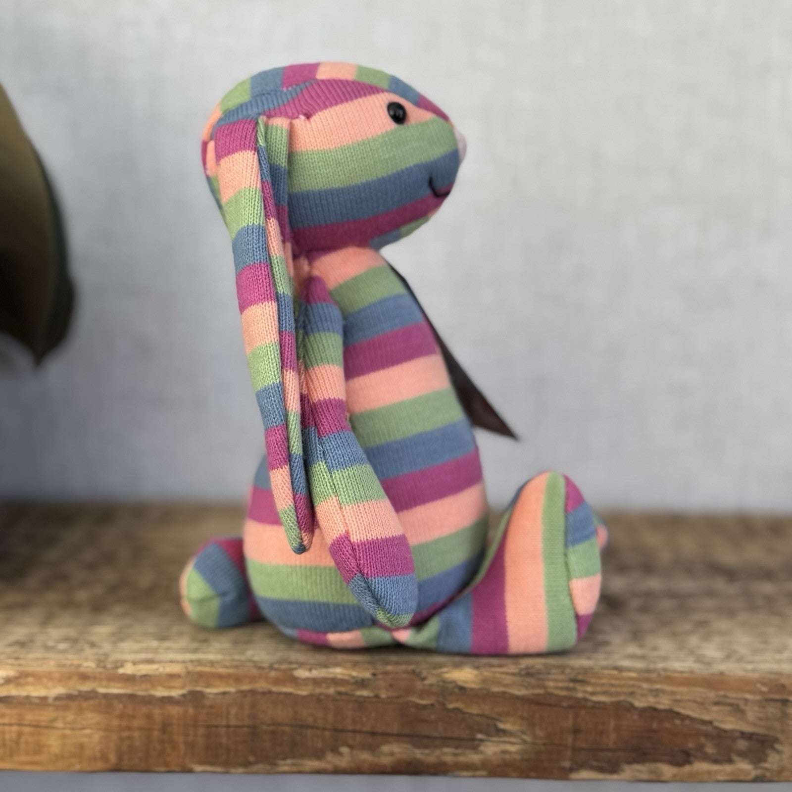 Jellycat Special Edition Natalia Bashful Bunny Jellycat - Striped Rainbow Rabbit