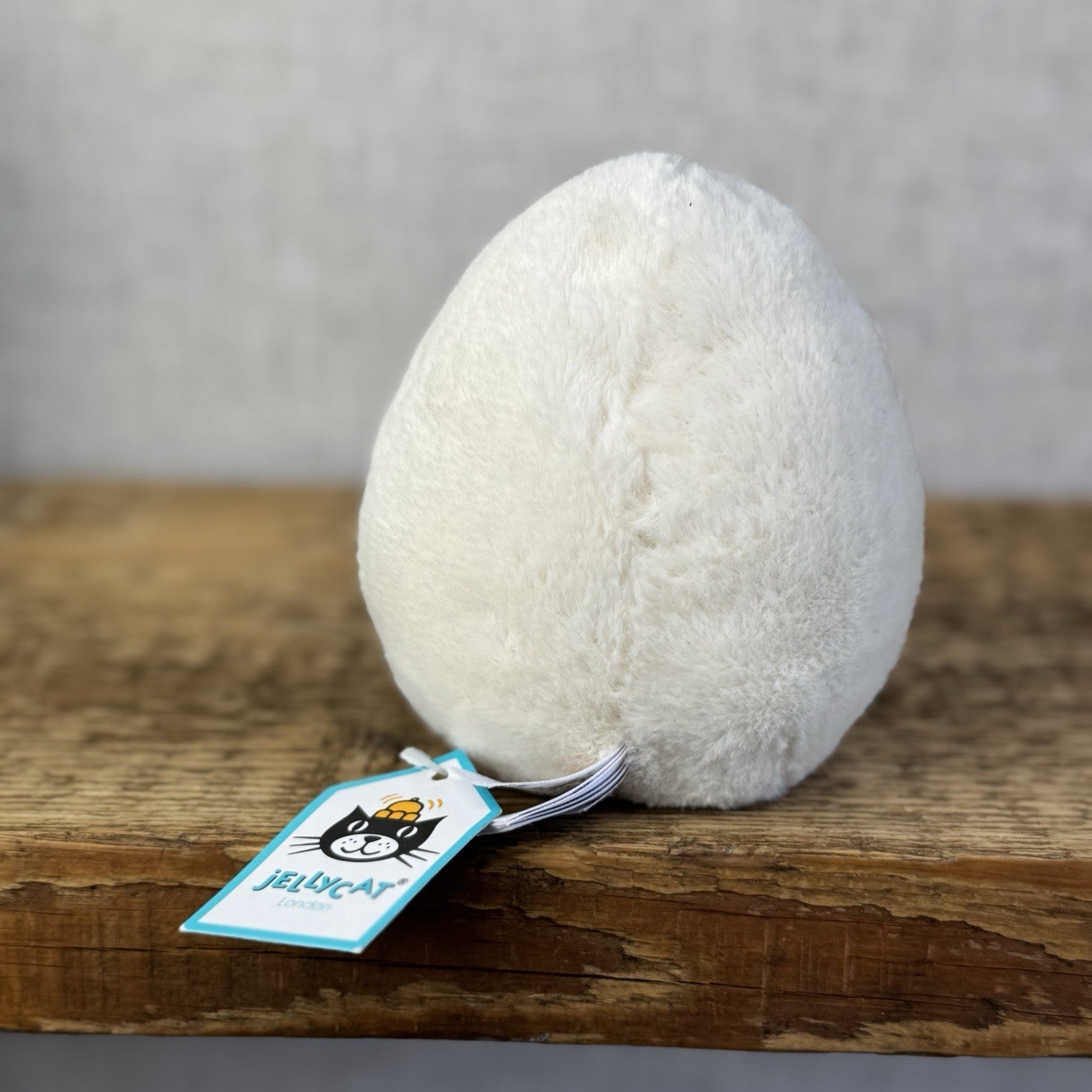 Jellycat Laughing Boiled Egg - Small Egg Laughing Face With Feet New With Tags