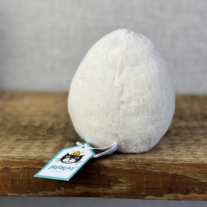 Jellycat Laughing Boiled Egg - Small Egg Laughing Face With Feet New With Tags