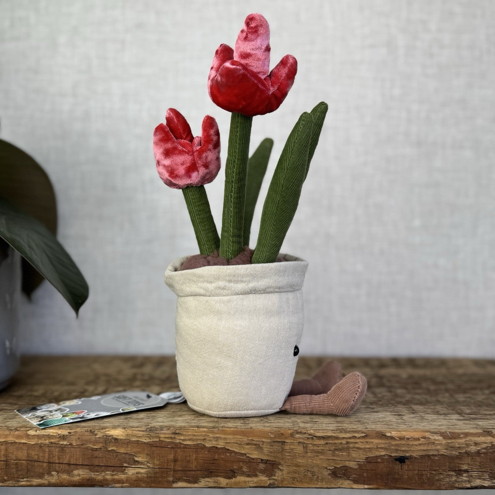 Jellycat Amuseable Tulip - New Without Tags Potted Tulip Plant Older Style 12"
