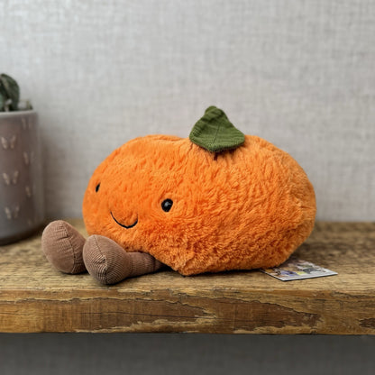 Jellycat Clementine - Beanie Fruit Orange (Larger Size) Amuseable Clementine 9"