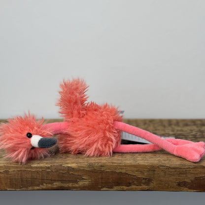 Jellycat Bonbon Flamingo - Mini Flamingo Fluffy Soft Toy Retired Rare 9"