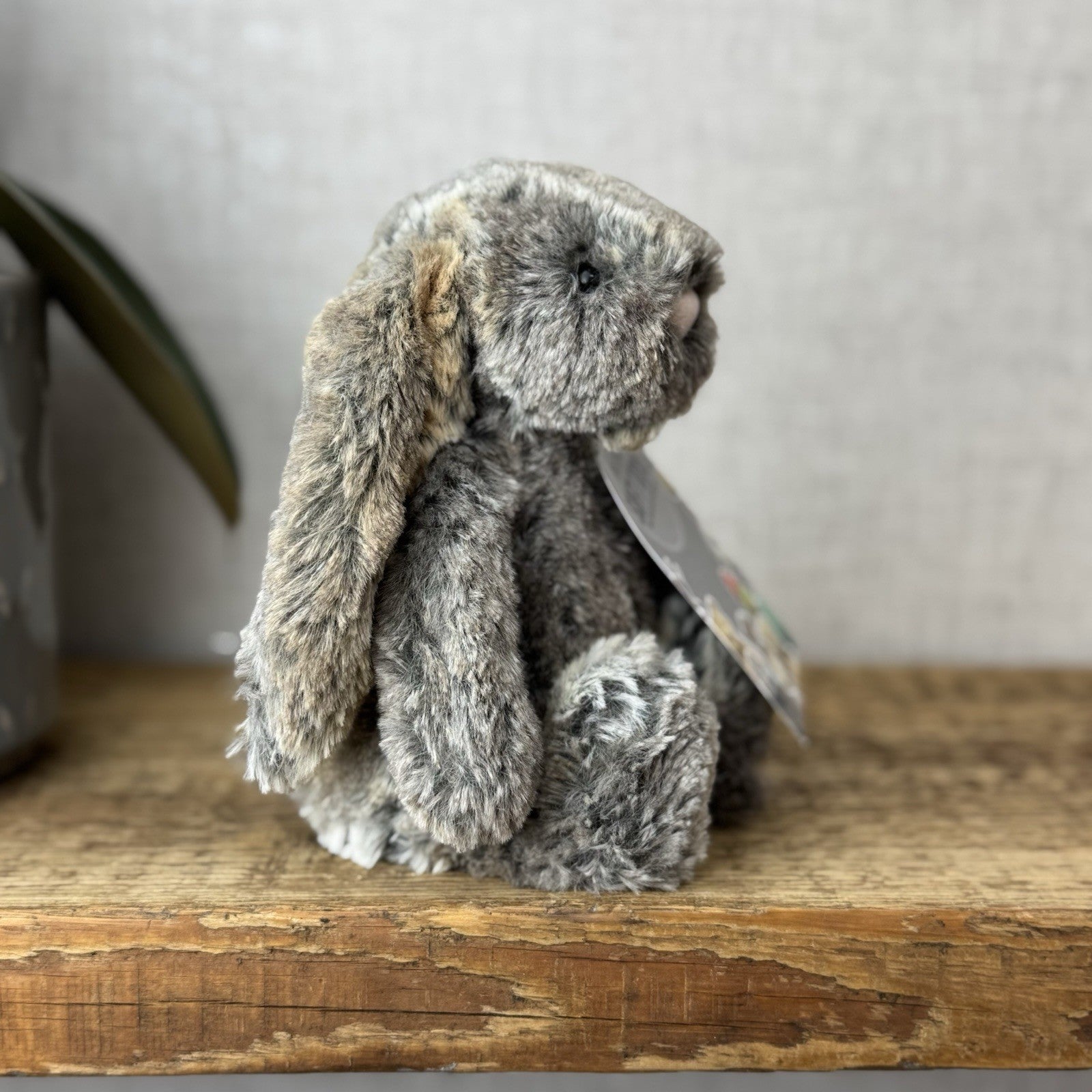 Jellycat Small Cottontail Bunny - Woodland Bunny - Brown Grey Bunny Small 8”