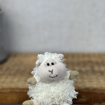 Jellycat Baby Pudding Lamb Sheep - Small Fluffy Lamb Soft Toy Plush Beanie 3"