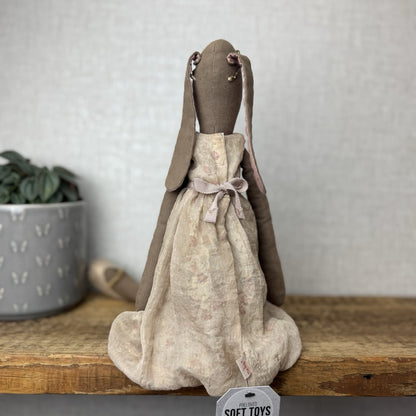 Maileg Medium Bunny Delphine - Brown Princess Bunny Rare 17”