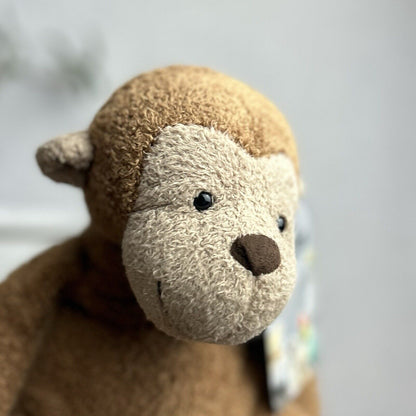 Jellycat Pelhamby Monkey - Medium Monkey Rare Retired Jellycat 12”