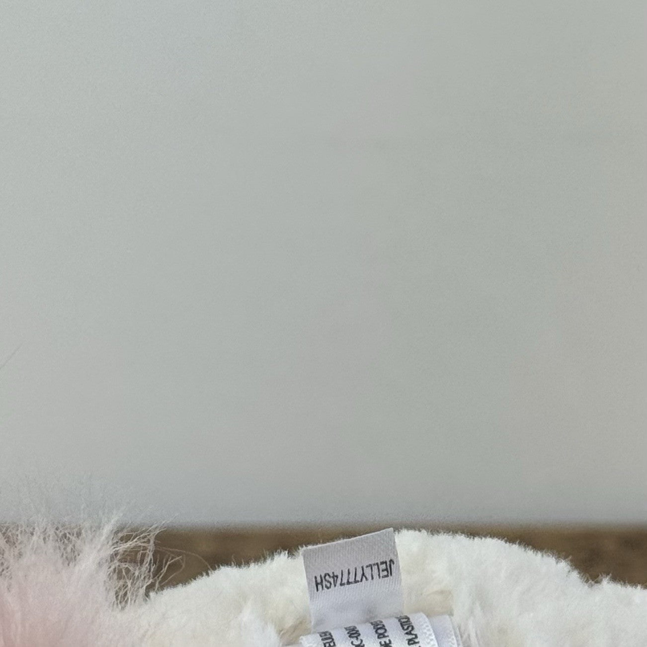 Jellycat Flossie Unicorn - White Unicorn Pink Fluffy Tail Beanie Retired 11"