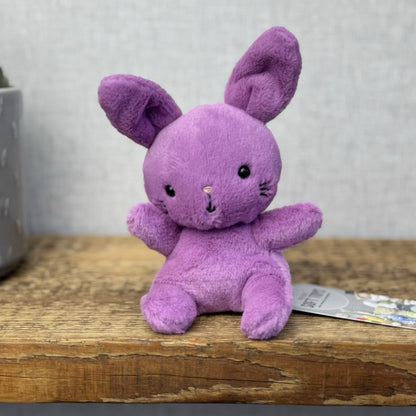 Jellycat Sweetsicle Bunny - Mini Purple Bunny Rabbit Soft Toy Beanie 6"