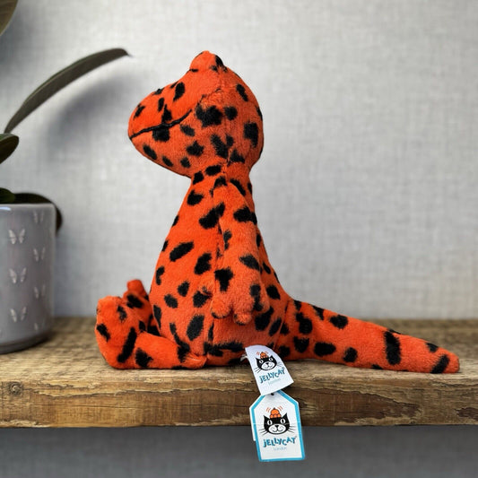 Jellycat Syd Salamander - Red Spotty Lizard New With Tags Medium 12"