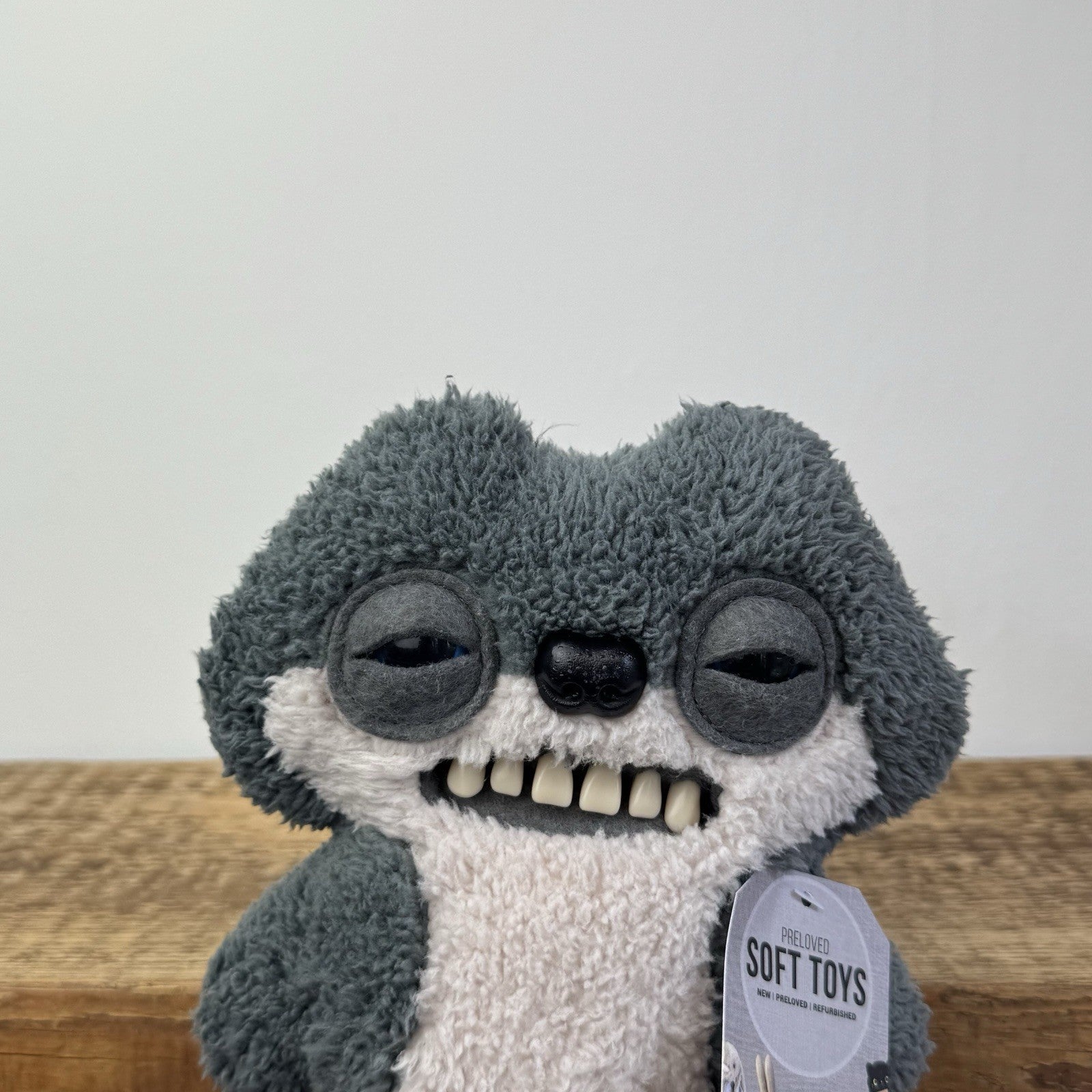 Fuggler Sketchy Squirrel Soft Toy - Grey Fuggler in Pants (no box)
