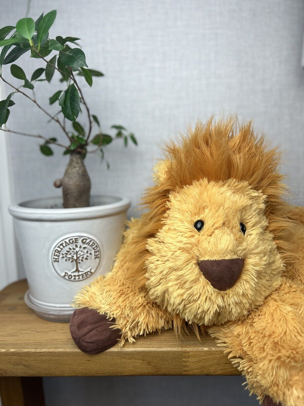 Jellycat HUGE Truffles Lion - Truffles Lion - Large Pillow Plush Lion Soother