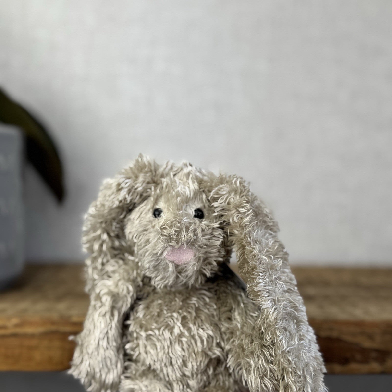 Jellycat Small Tumbler Bunny - Long Ear Beige Scruffy Bunglie Style Rabbit 7”