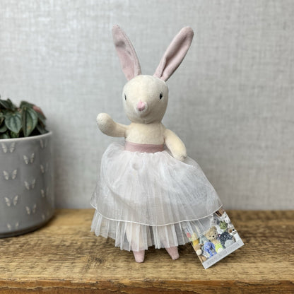 Jellycat Etoile Bunny - Small Ballerina Bunny Soft Toy Retired Pink/Beige 10"