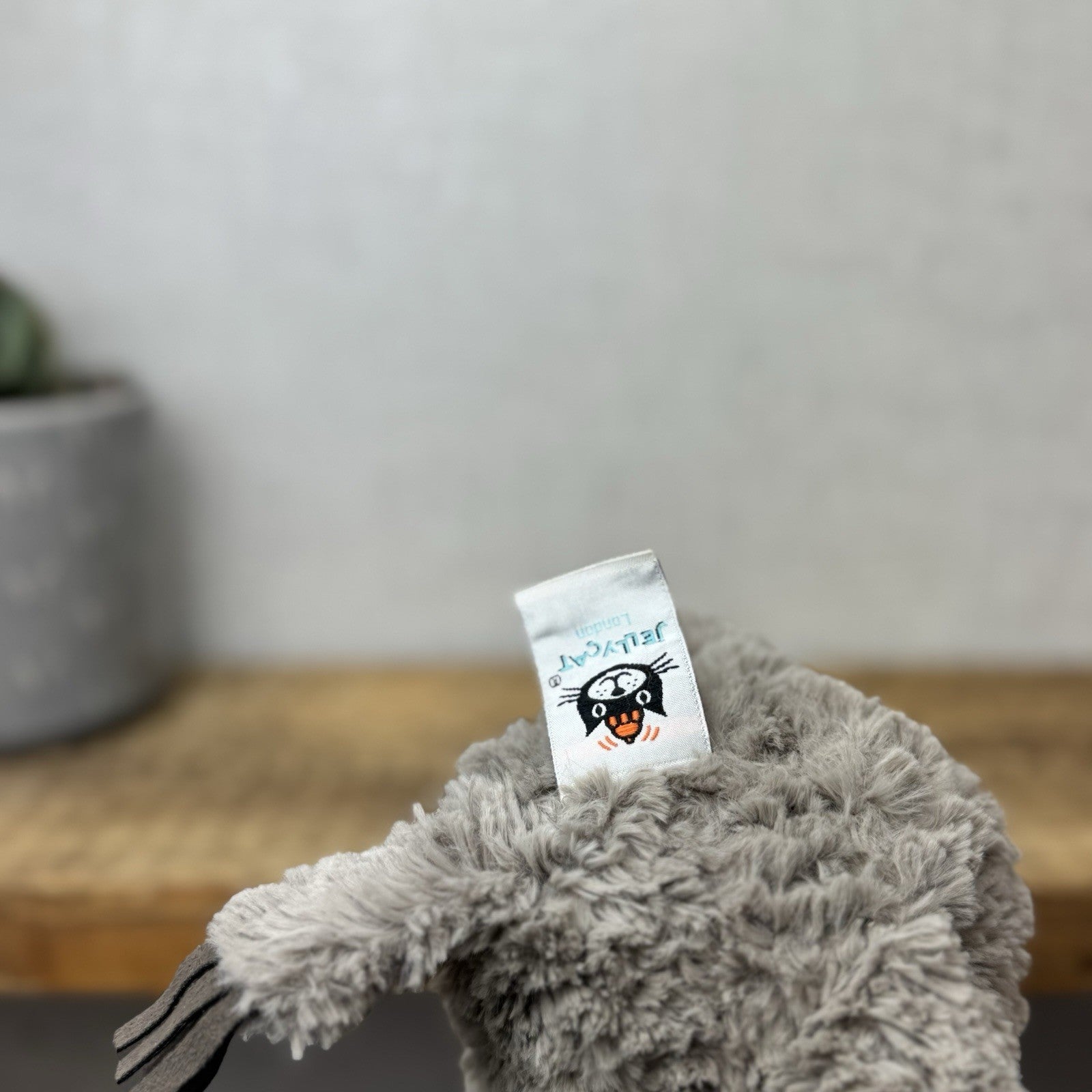 Jellycat Medium Mumble Elephant - Medium Dark Grey Jellycat Elephant 14"