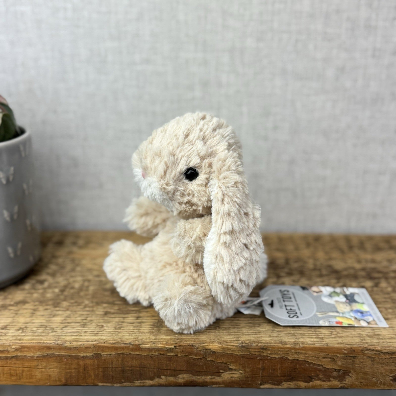 Jellycat Yummy Bunny Beige Rabbit - Mini Beanie Rabbit Retired 5”