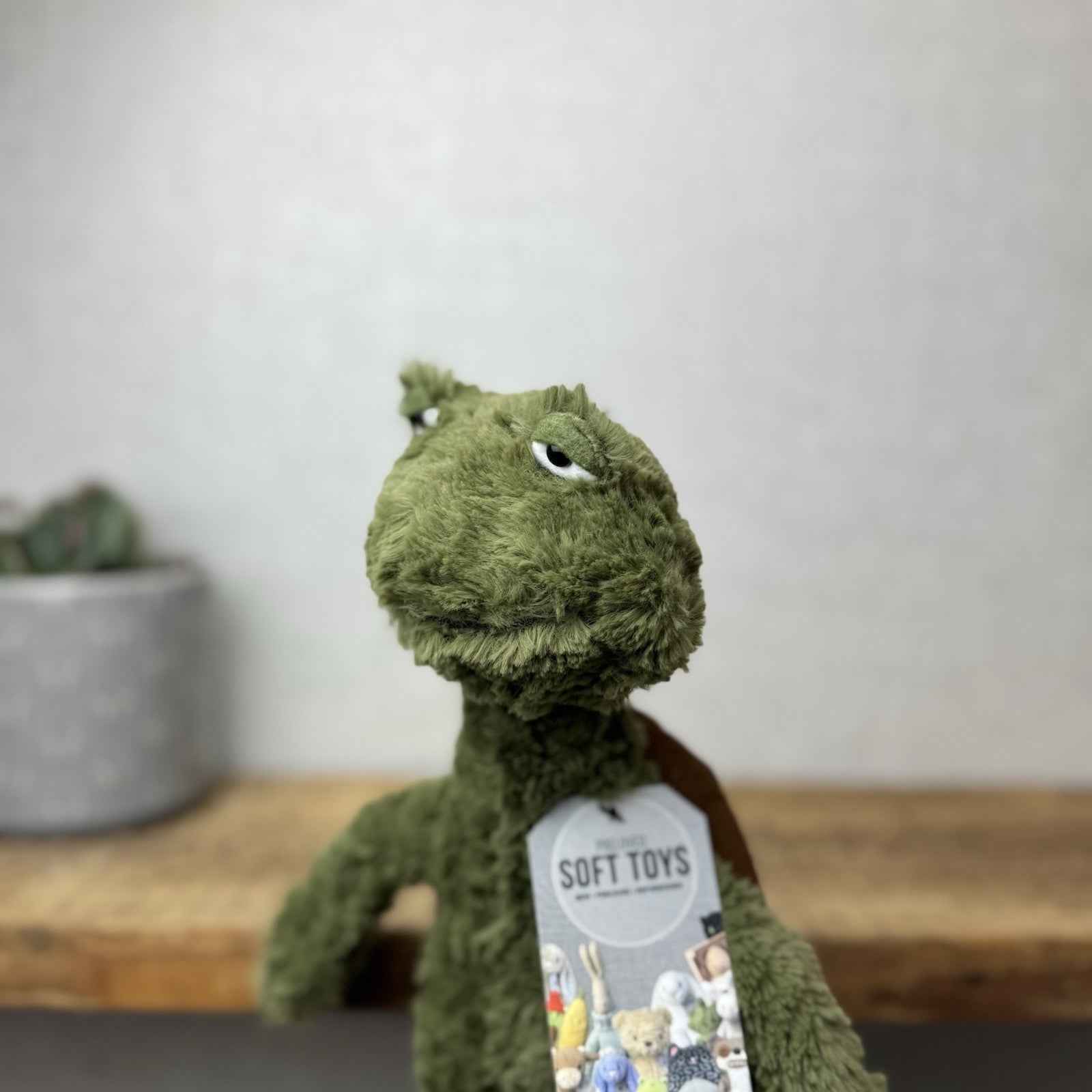 Jellycat Furryosity Turtle Tortoise - Grumpy Turtle Soft Toy 15" Medium Plush