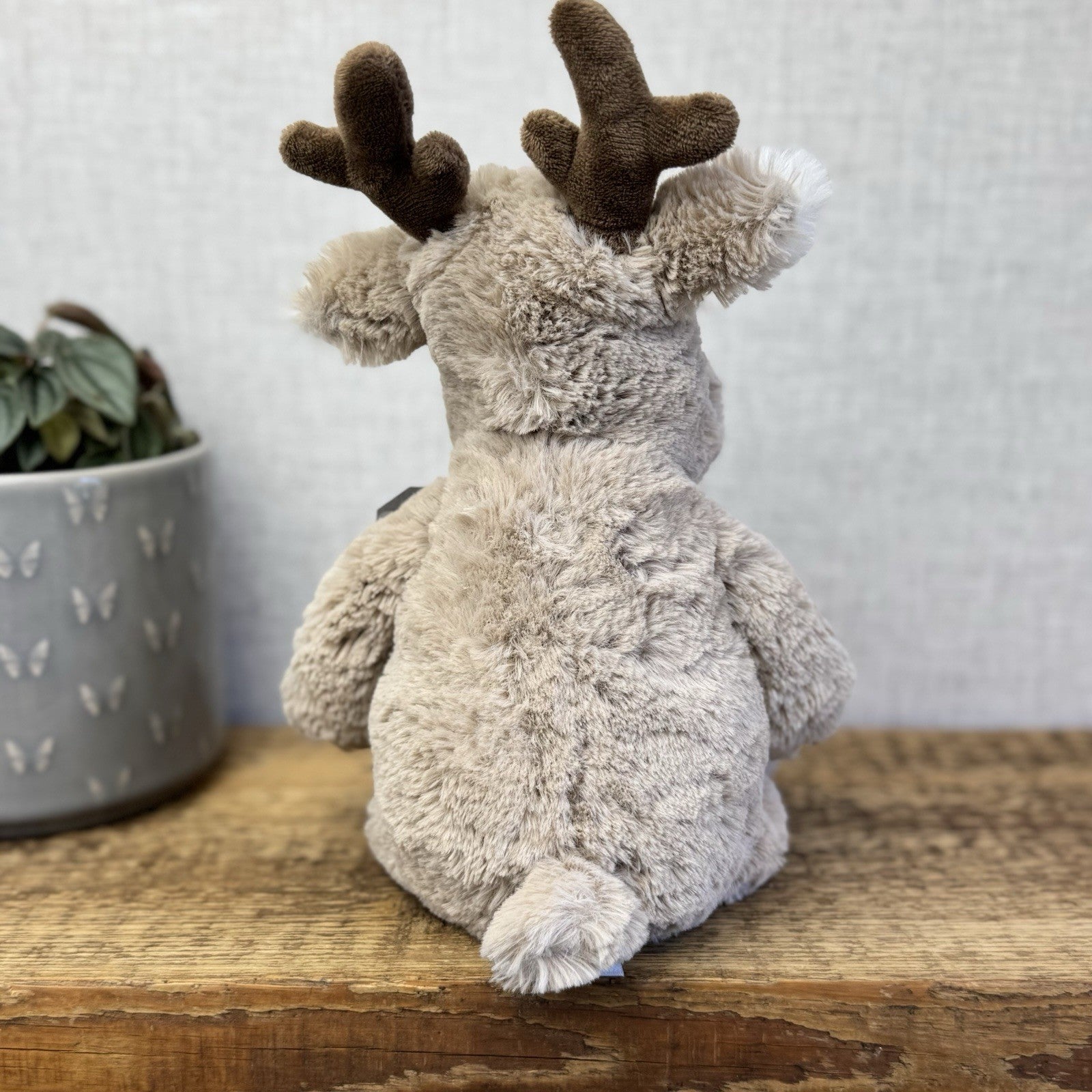 John Lewis X Jellycat Baby Reindeer Christmas Plush Teddy Beanie Winter Baby 12"
