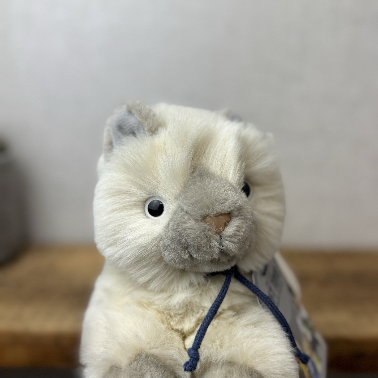 Dakin Vintage Persian Cat Soft Toy - Fluffy Persian Kitten Cat Soft Plush 10"