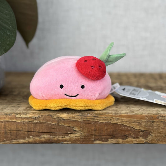 Jellycat Pretty Patisserie Dome Framboise Collectible Plush Pink Cake 5" (#2)
