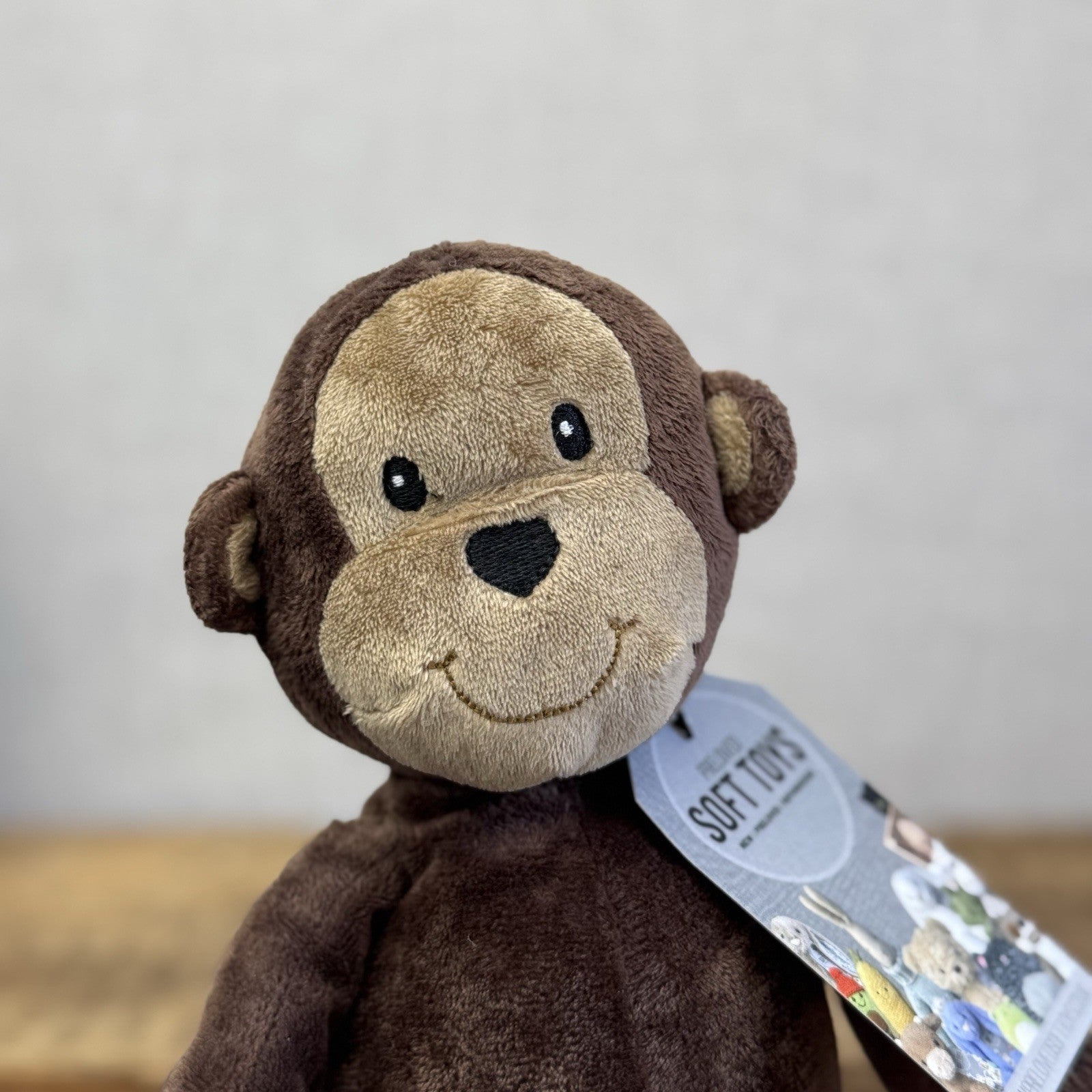 Marks & Spencers Soft Toy  - My First Monty Monkey Brown NWOT - 05959495