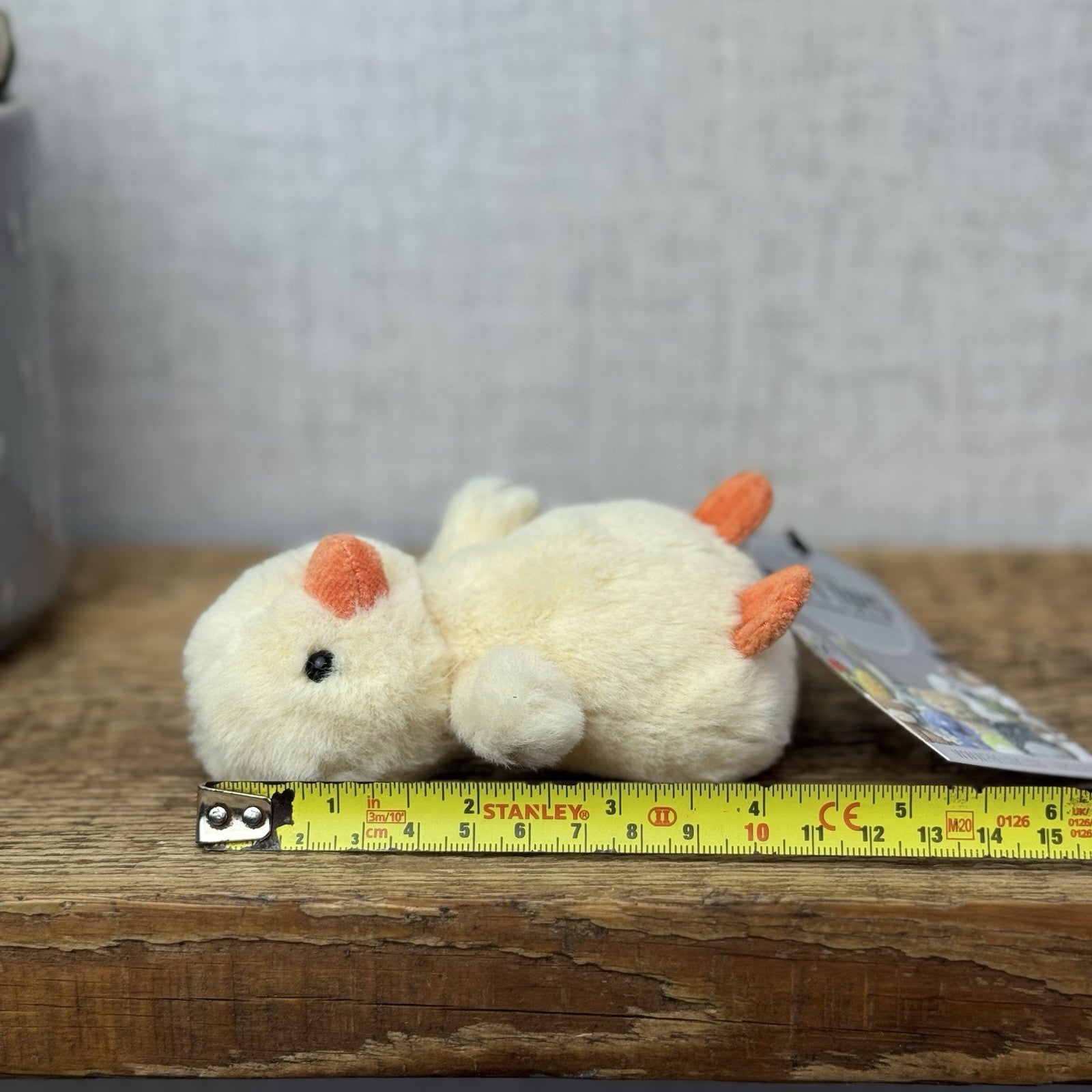 Jellycat Fluffy Chick - Tiny Yellow Fluffy Chick Bird Soft Toy Retired 4” (#2)