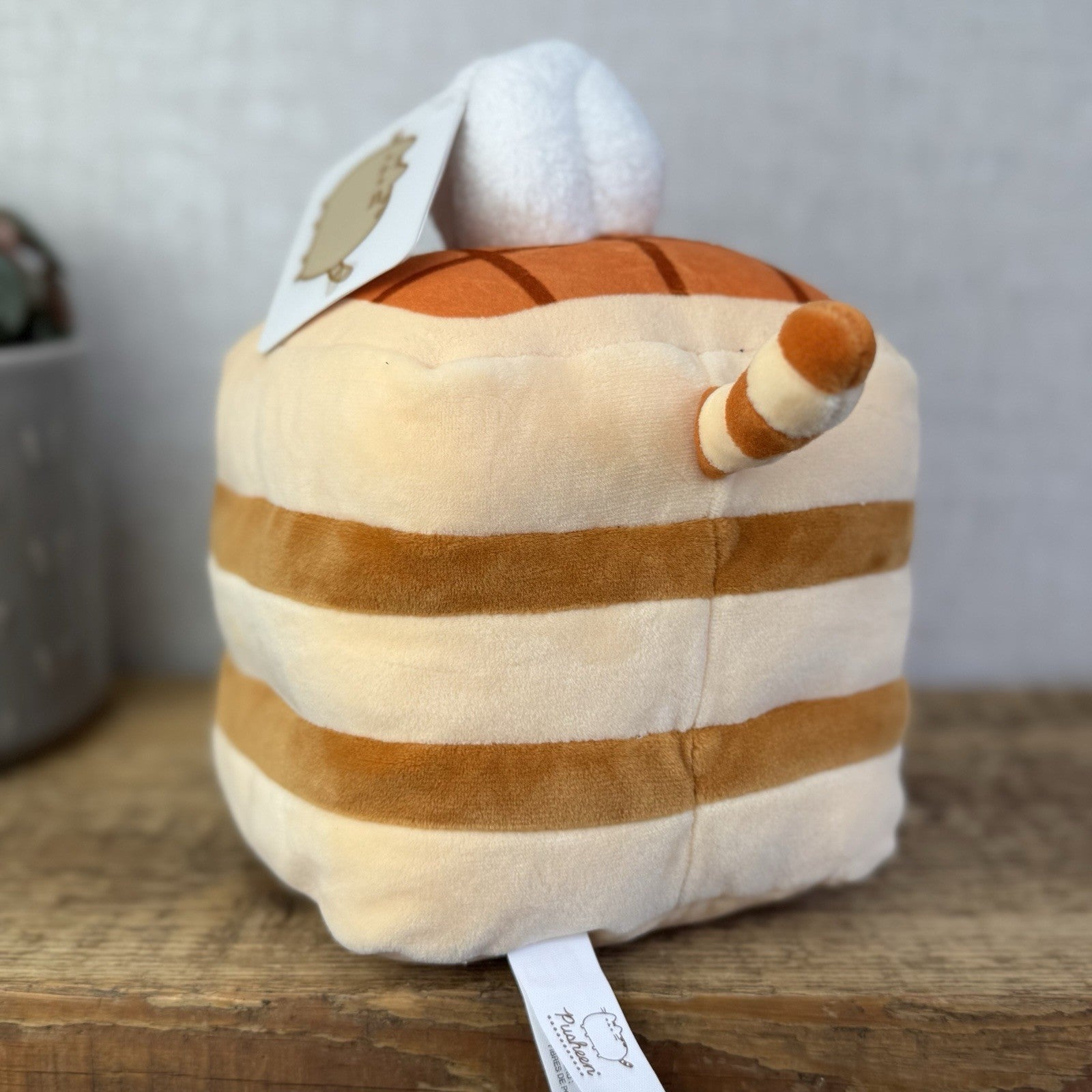 Gund Pusheen Cat - Waffle Squisheen Plush Toy New With Tags Waffle Plush Toy 8"