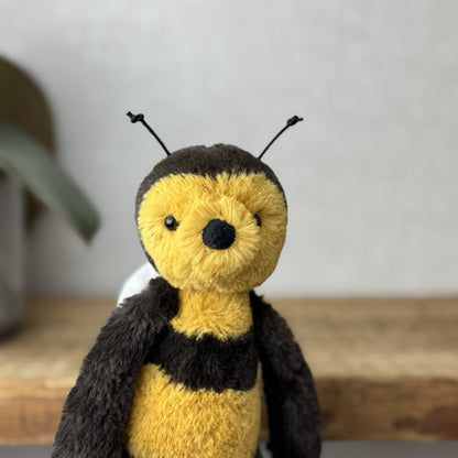 Jellycat Small Bashful Bee - Bumble Bee Plush Beanie Insect Soft Toy Retired 8”