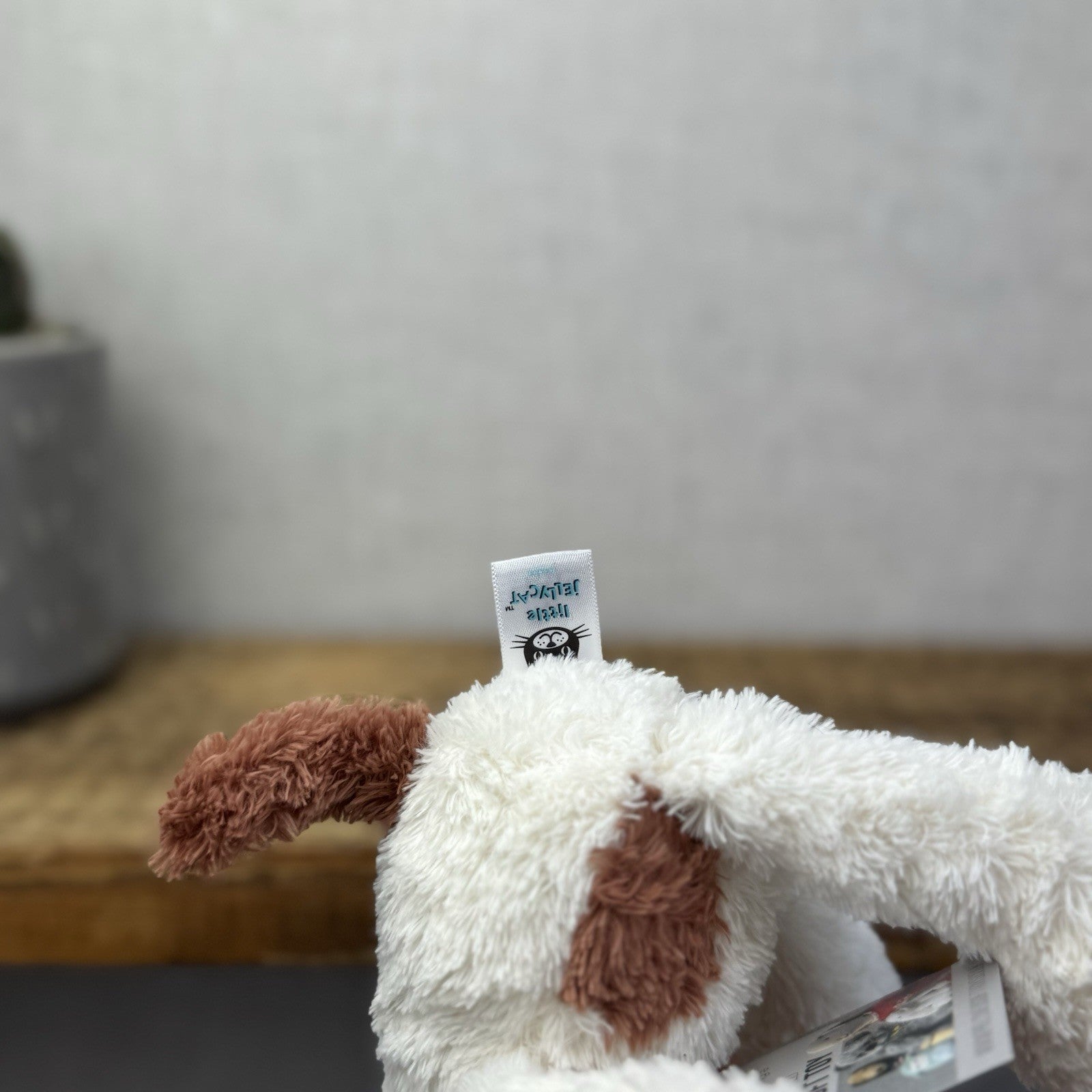 Jellycat Sweet Pea Puppy Dog - Small Retired Jellycat Puppy Soft Toy Rare 12"