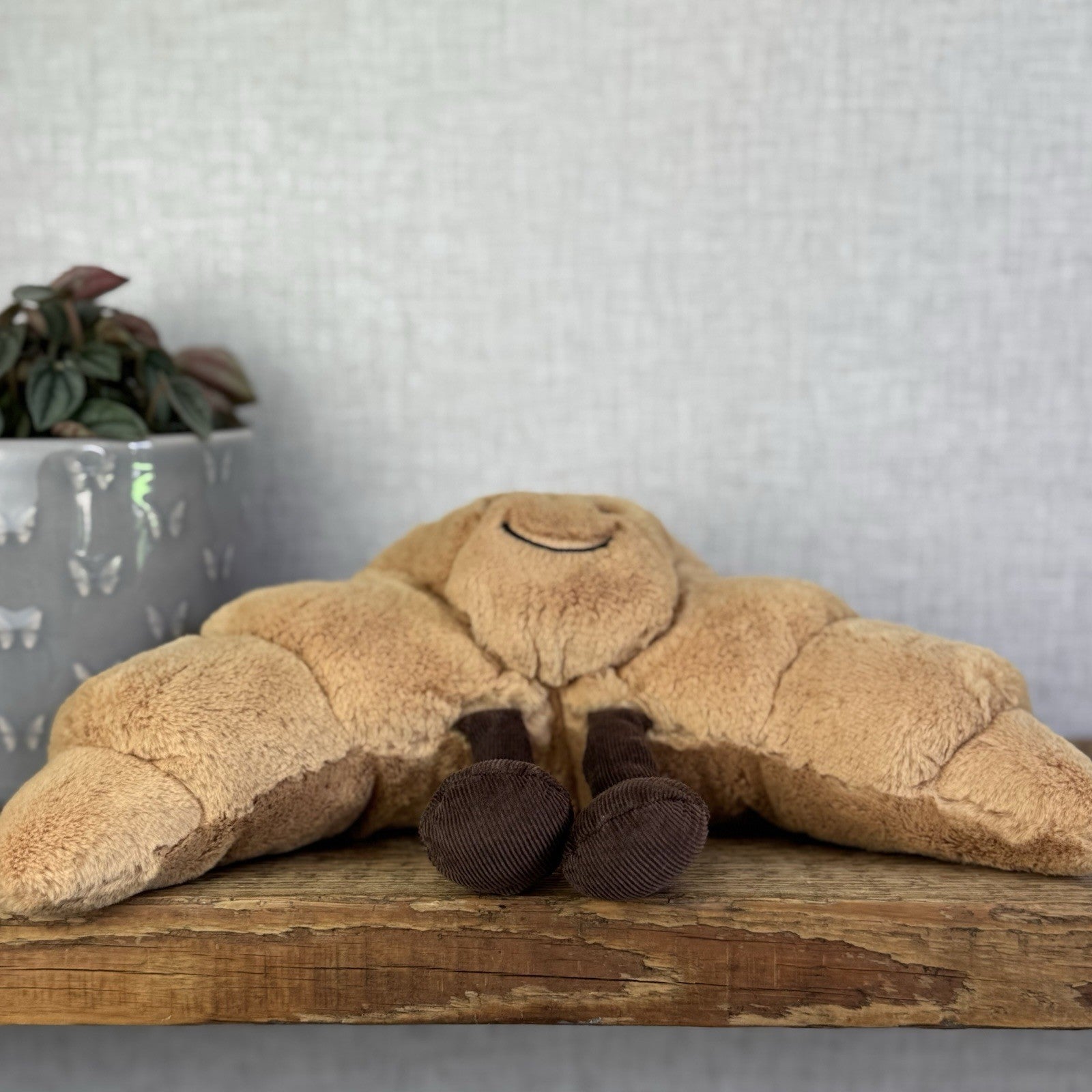 Jellycat Large Amuseable Croissant - Large Croissant Toy - Larger Pastry 12”