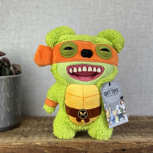 Fuggler X Teenage Mutant Ninja Turtles Michelangelo Soft Toy Retired Monster 