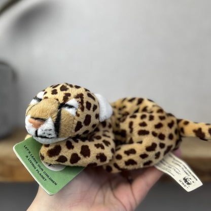 WWF Small Leopard Beanie - Anna Club Plush New With Tags Small Leopard Soft Toy 