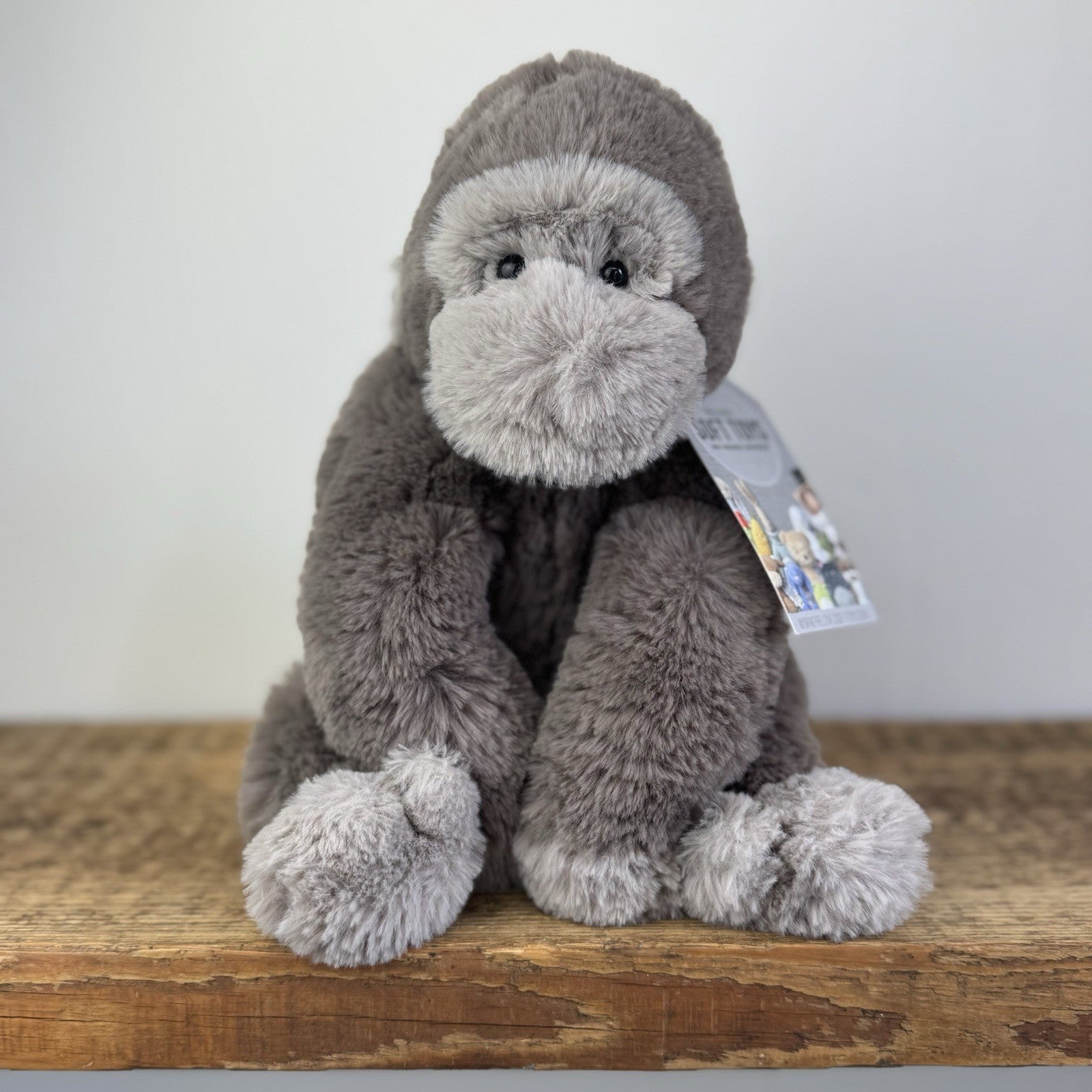 Jellycat Medium Gregory Gorilla - Super Soft Monkey Jellycat - Retired Rare 11”