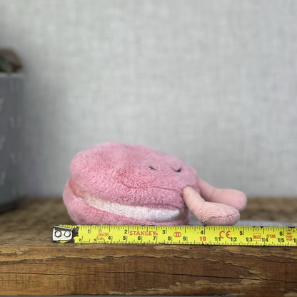 Jellycat Amuseable Raspberry Macaron - Original First Release Rare Pink 4"